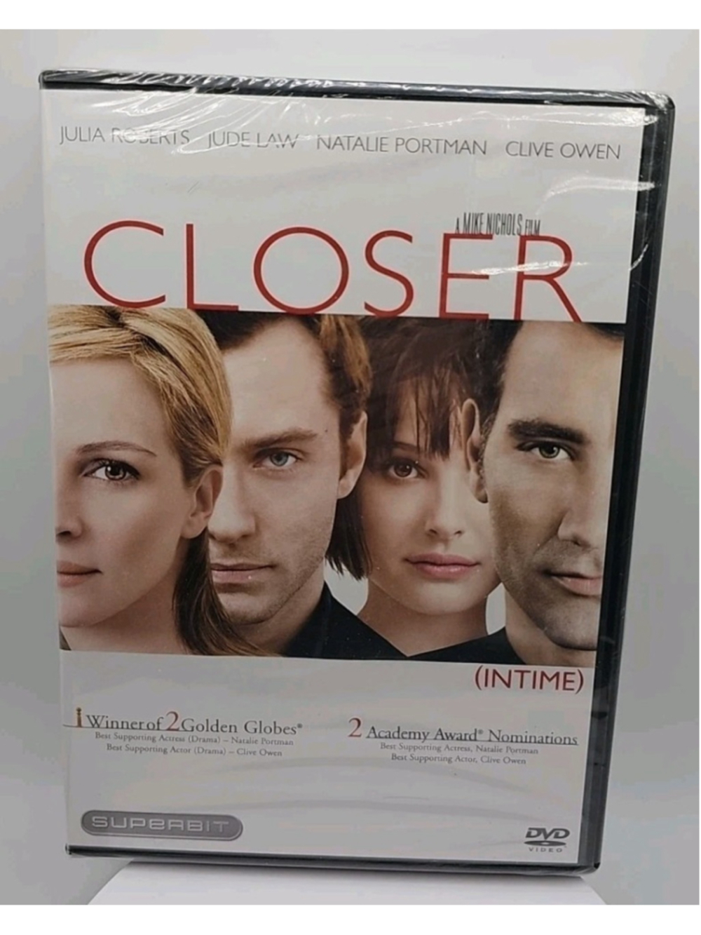 Closer (DVD, 2005, Superbit, Region 1) New Sealed | Julia Roberts, Jude Law
